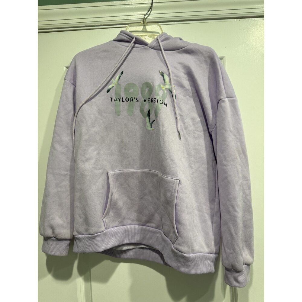 Taylor Swift lilac purple sweatsuit pair - hoodie & sweatpants medium 1989